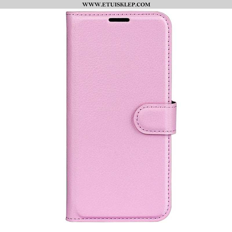 Etui Folio do Xiaomi 13 Klasyczna Sztuczna Skóra Liczi